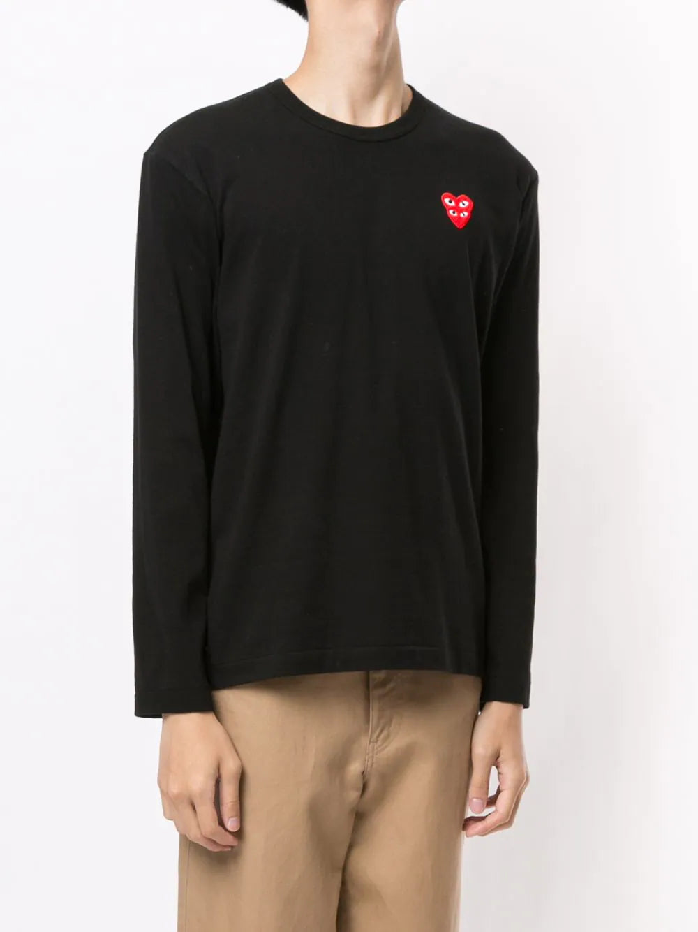 Playera CDG con logo bordado