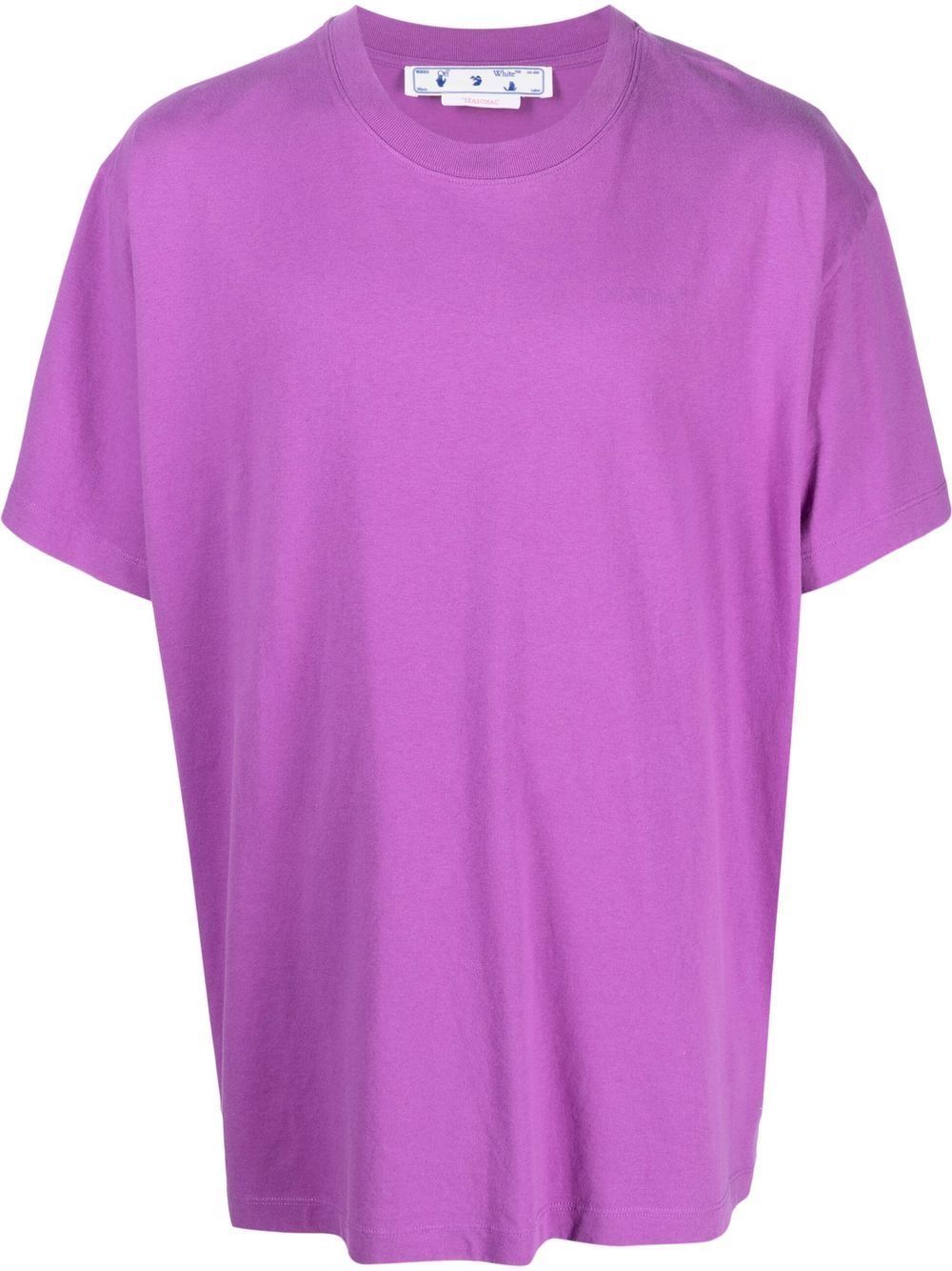 Playera Off-White con motivo Diag