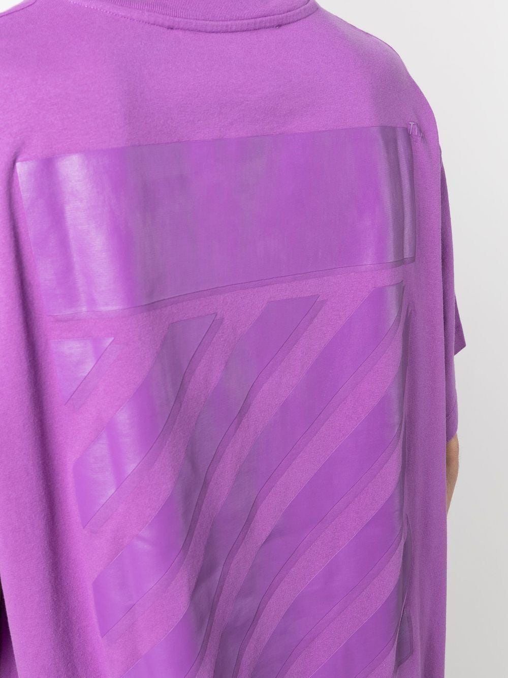 Playera Off-White con motivo Diag