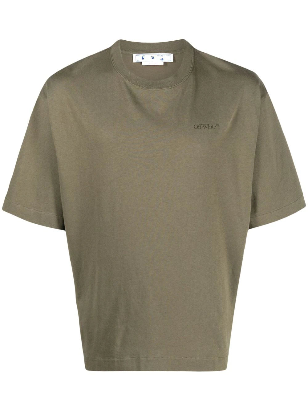 Playera Off-White con logo estampado