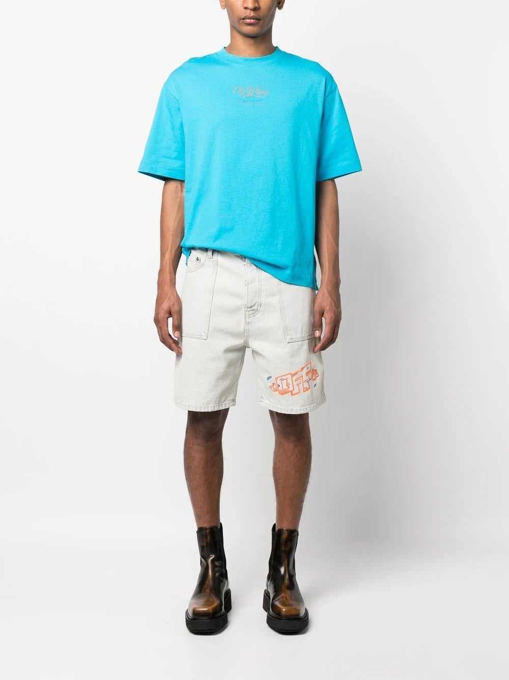 Playera Off-White Script