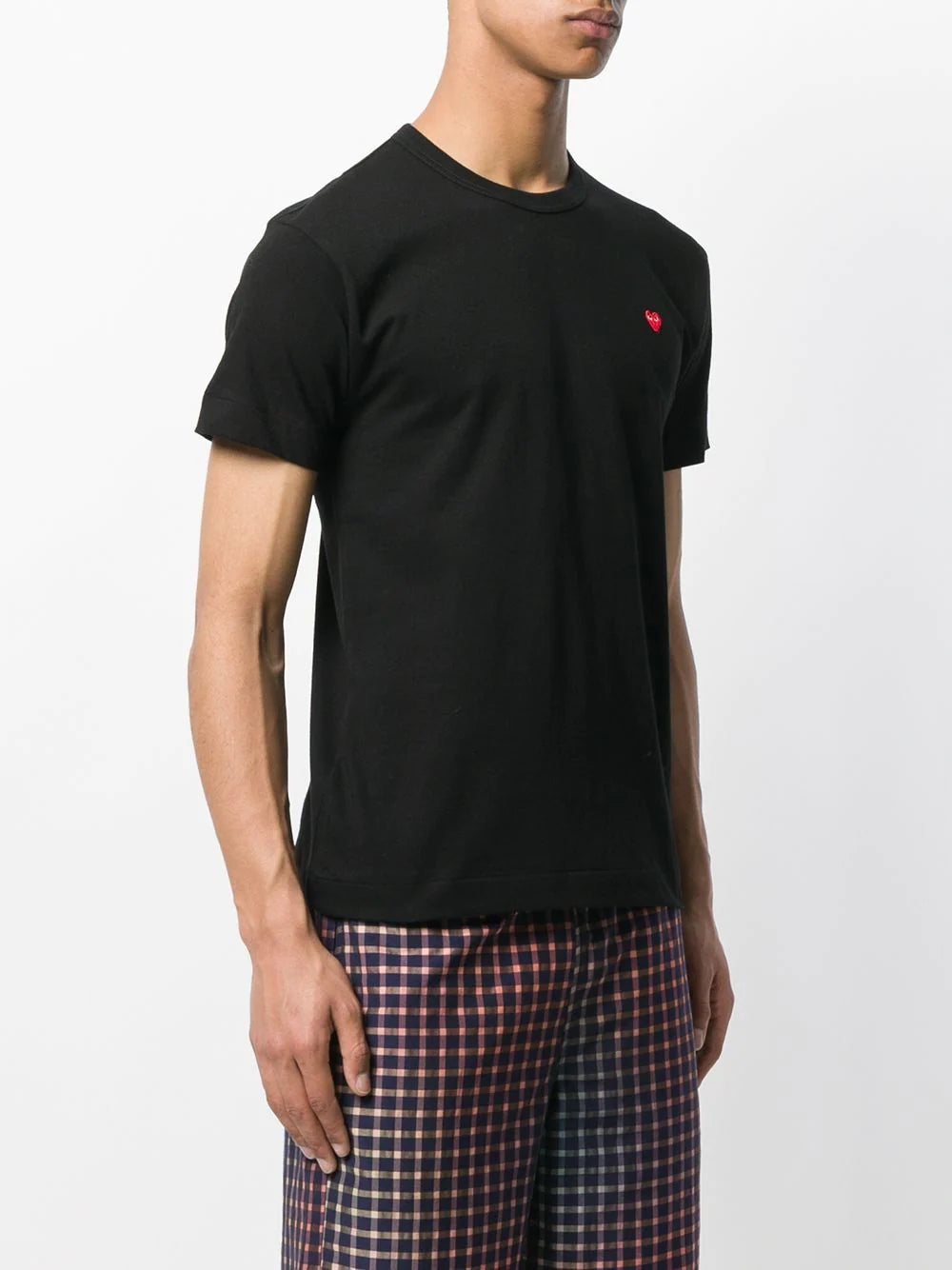 Playera CDG con parche de corazón